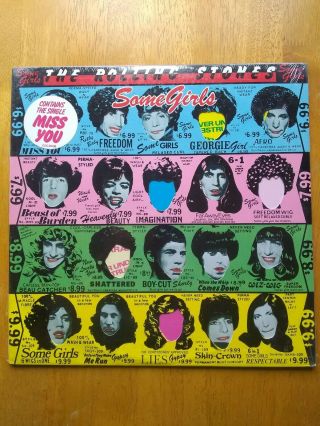 Vtg 1978 The Rolling Stones Rare 1st Press Some Girls Vinyl Lp