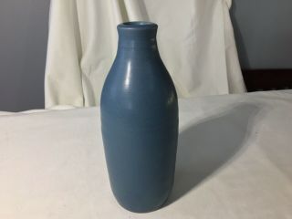Van Briggle Blue Matte Bud Vase V5 8.  5 " Tall X 3.  25 " Wide
