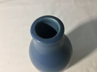 VAN BRIGGLE Blue Matte Bud Vase V5 8.  5 