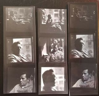 Jack Kerouac Beat Poet 9 Images Contact Sheet Strips Burt Goldblatt Coll.  N - 182