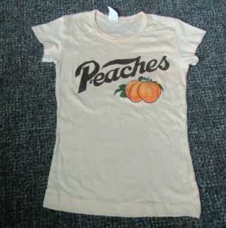Vintage Peaches Records Tee Shirt (very Rare)