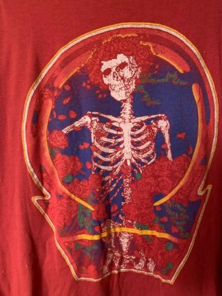 Rare Vintage Grateful Dead Long Sleeve T - Shirt - Trunk Limited Edition Xl 2006