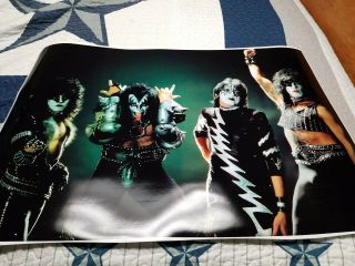 Kiss Poster Print 24x33 Gene Simmons Paul Stanley Creatures 1982 Ace Frehley
