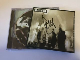Oasis - Heathen Chem Cd Album Signed Autographed By Liam Gallagher