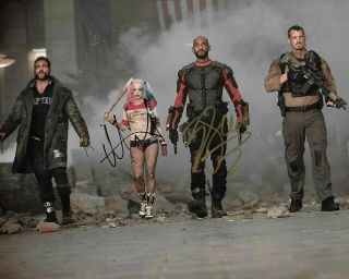 Will Smith / Margot Robbie " Suicide Squad " Autographed Signed 8x10 Photo Reprint