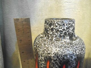 Mid Century West Germany Scheurich Fat Lava Pottery Vase 12 
