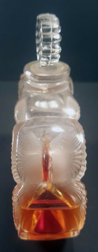 Lalique France Frosted Glass Perfume Bottle Deux Fleurs Two Flowers Signed 4