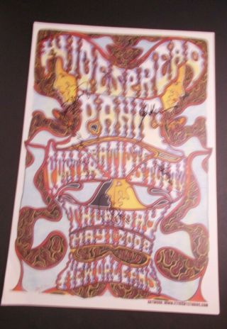 Widespread Panic Concert Poster - 2008 - Orleans La.  Signed By Band