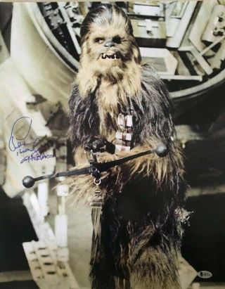 Peter Mayhew Signed 8x10 Photo Reprint Star Wars Chewbacca