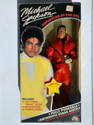 Vintage Michael Jackson In Thriller Outfit 1984 Doll