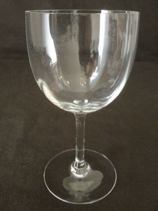 Baccarat Crystal Montaigne Optic Tall Water Goblet 7 " H Individually