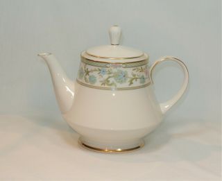 Noritake China Miyoshi Teapot 7194 Vintage Porcelain Japan