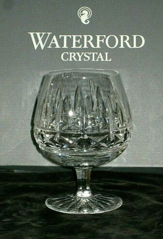 Waterford Crystal " Kylemore " Classic Brandy Snifter Glass Goblet Stemware 12oz