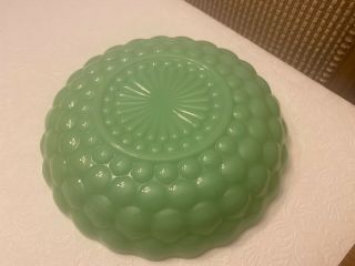 Fire King Jadite/jadeite 8 1/2 " Bubble Bowl 1940s By Anchor Hocking