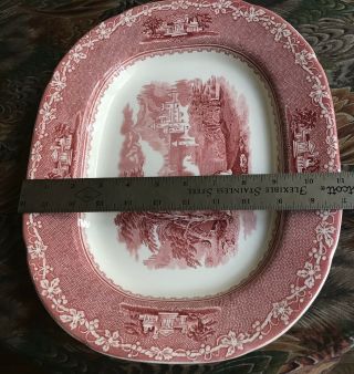 Royal Staffordshire Pottery Jenny Lind 1795 Pink 13” Platter 6