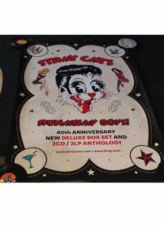 Stray Cats With Defects Full Colour Large Poster For 40th Anniversary Anthology