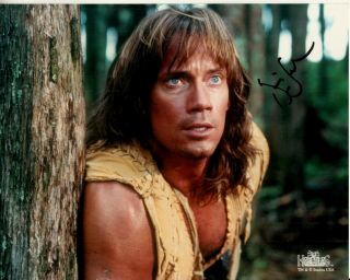 Kevin Sorbo Hand - Signed Hercules 8x10 W/ Uacc Rd Stunning Color Closeup