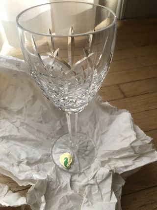 Waterford Crystal Araglin Wine Or Water Goblet.  Brand