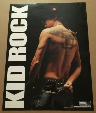 Kid Rock 2003 Promo Poster For Self Titled Cd Usa 24x18 Never Displayed