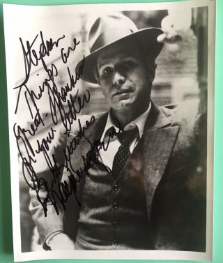 Wayne Rogers Signed / Inscribed Photo 8”x10” Tv " Trapper " John Mcintyre M A S H