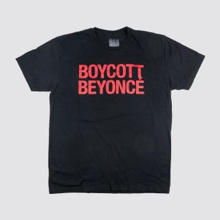 Boycott Beyonce T Shirt Formation World Tour Concert Tee 2016 Adult Large