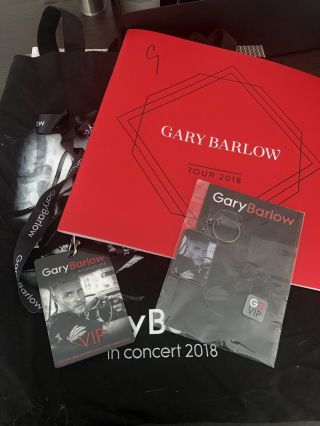 Gary Barlow 2018 Vip Tote Signed Programme Keyring - Take That