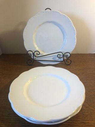 Set Of 4 J & G Meakin English Ironstone Sterling Colonial 10 " Dinner Plates