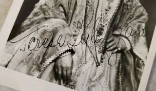 Teresa Zylis - Gara gorgeous RARE signed vintage 5x7 photo,  Polish opera soprano 2
