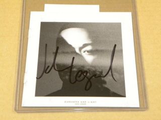 John Legend Darkness And Light Hand Signed Cd Booklet,  Cd Jsa S24892
