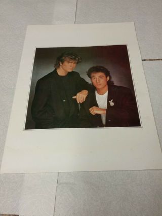 Wham The Big Tour Of 1984 Concert Program With Ticket/ 2 Stickers Very Rare