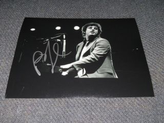 Billy Joel Signed 8x10 Photo Concert Piano Man 1