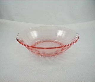 Fostoria Fairfax Pink Coup/ Soup Bowl (s) - 7 Inch - Scarce