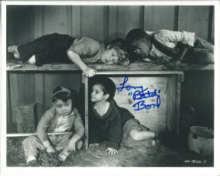Tommy Butch Bond Our Gang Little Rascals In - Person Hand Signed Autographed Photo
