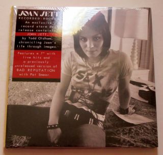 Joan Jett Recorded And Booked Book,  7 " Vinyl Rsd 2014 I Love Rock 