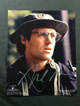 Michael Shanks Stargate Sg1 Autographed Authentic Signed Signature Tv Photo A210