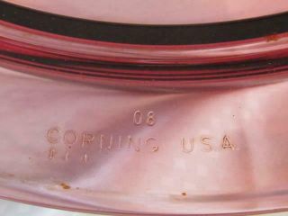Corning Ware Visions Visionware Cranberry 5L Dutch Oven with Lid - NO Telfon 3