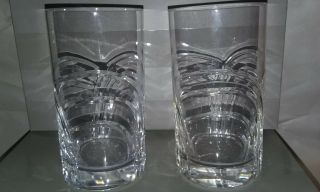 Set Of 2 Rogaska MAESTRO Highball Glasses 3