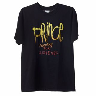 2004 Prince Musicology Tour T - Shirt M Black 2004ever The Artist Vintage Rare
