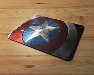Marvel Captain America Shield Rubber Mouse Mat Pc Mouse Pad
