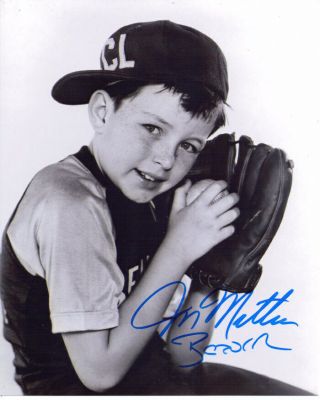 Jerry Mathers Leave It To Beaver Signed 8x10 Photo With