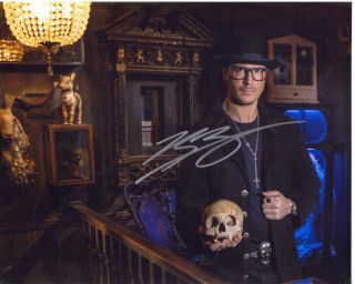 Zak Bagans Ghost Adventures Tv Host Signed 8x10 Photo With