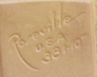 Vintage ROSEVILLE Pottery WATER LILY Basket PINK 381 - 10 6