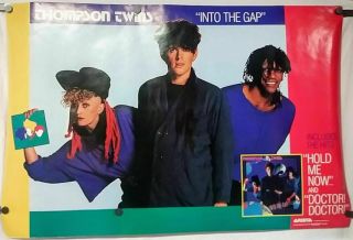 Thompson Twins Into The Gap 1984 Promo Poster 36 " Wx24 " H Arista Vg
