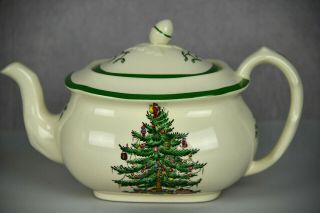 Spode Christmas Tree - Tea Pot With Box England (vs2230)