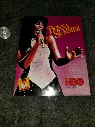 Donna Summer 1983 Hbo Promo Poster 22x28