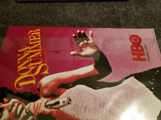 Donna Summer 1983 HBO Promo Poster 22x28 3