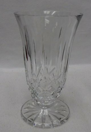 Waterford Crystal Lismore Pattern Large Footed Flower Vase - 8 - 3/8 "