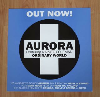Aurora On Positiva Label Promo Poster Ultra Rare