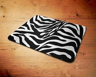 Animal Print Zebra Stripes Art Rubber Mouse Mat Pc Mouse Pad