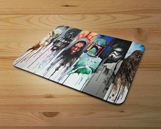Star Wars Characters Starwars Fan Art Rubber Mouse Mat Pc Mouse Pad